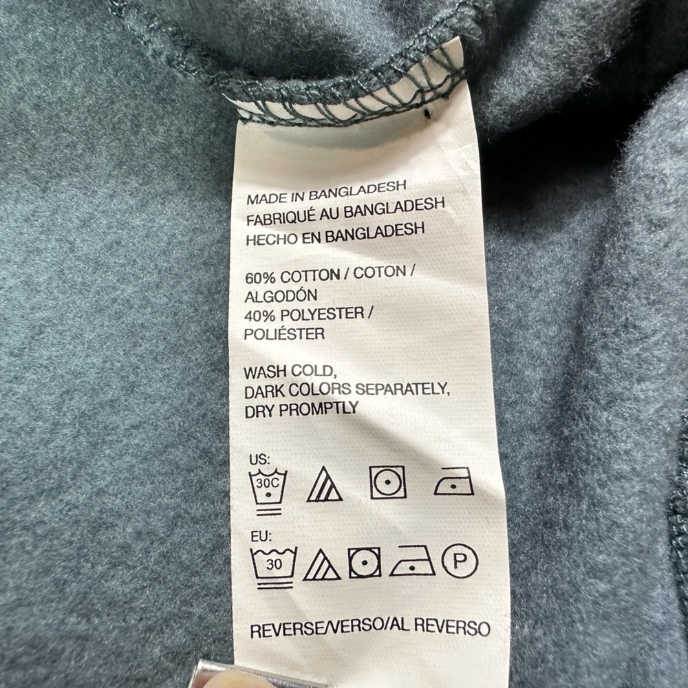 Arrow Women’s Dusty Blue Quarter Zip Pullover Size Medium - Picture 3 of 6